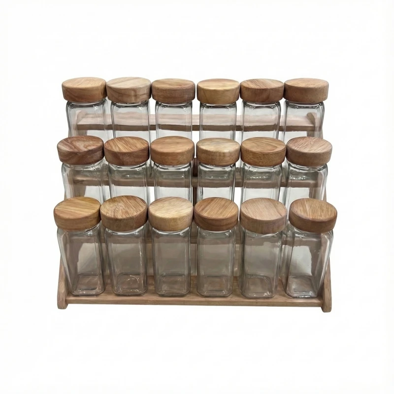 جا ادویه مدل مک کارتی کد RM1432 مجموعه 18 عددی به همراه استند