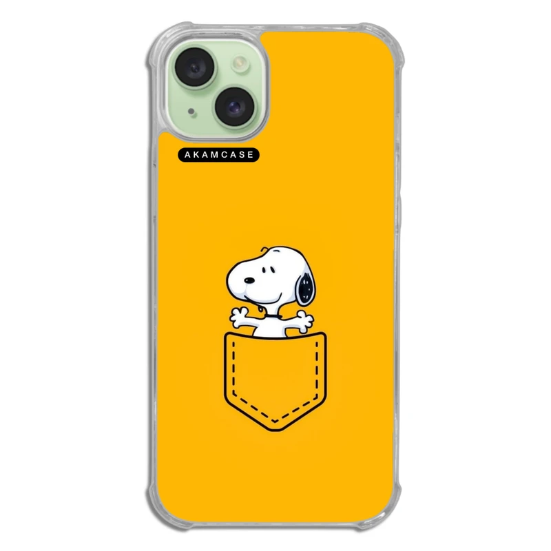 کاور آکام مدل AMCWTA15PLUS-SNOOPY12 مناسب برای گوشی موبایل اپل iPhone 15 Plus