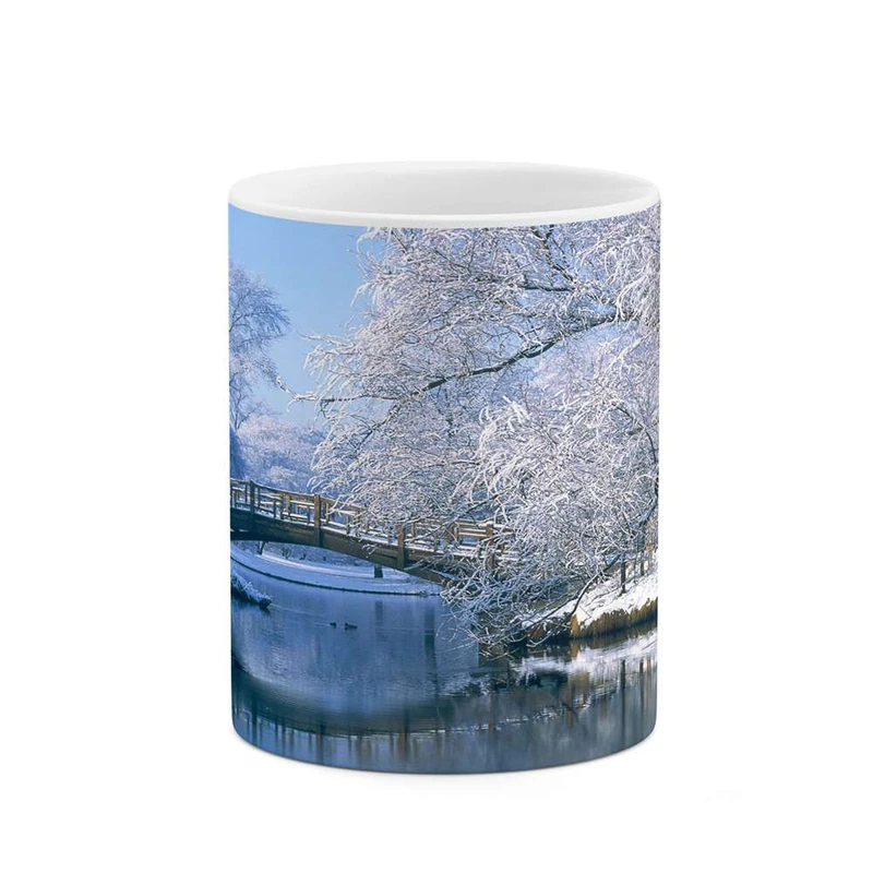 ماگ کاکتی مدل منظره برفی کد mgh14920