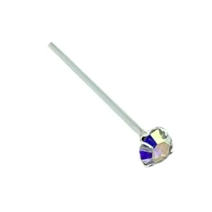 پیرسینگ بینی زنانه مدل تک نگین کد P4176