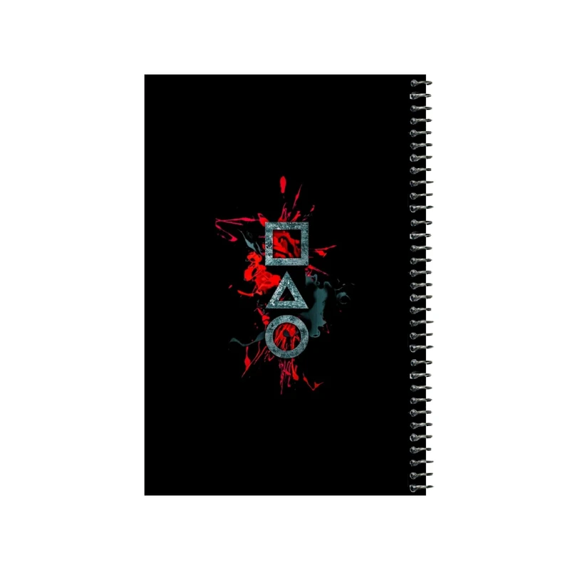 دفتر نقاشی 50 برگ سیمی مدل بازی مرکب کد v2