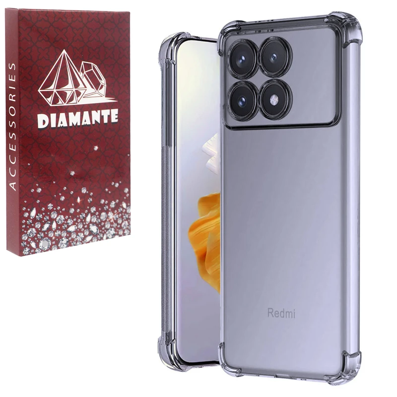 کاور دیامانته مدل ساده مناسب برای گوشی موبایل شیائومی Poco X6 Pro 5G