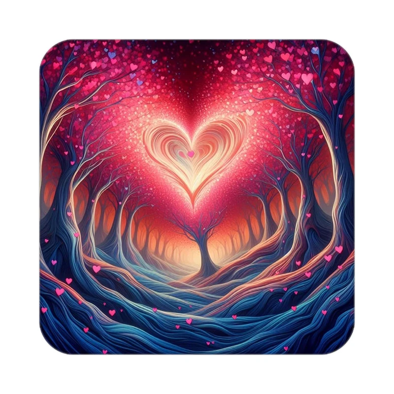 زیر لیوانی کاکتی مدل عاشقانه کد mp11786