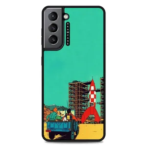 AKAM AMC-WSGS21-TINTIN-17 Cover For Samsung Galaxy S21