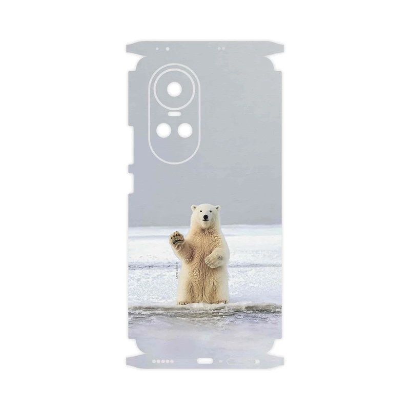 برچسب پوششی ماهوت مدل Polar_bear-FullSkin مناسب برای گوشی موبایل اپو Reno 10 5G