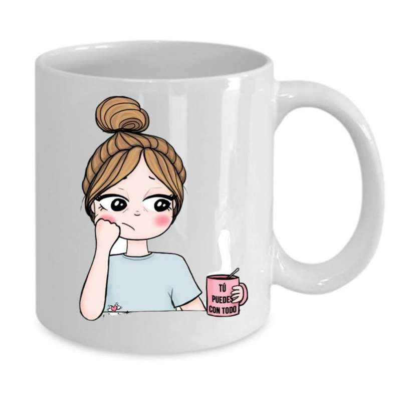 ماگ مدل دخترانه طرح فانتزی کد 068