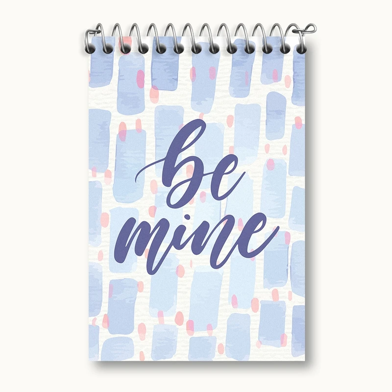دفتر یادداشت 50 برگ خندالو مدل Be Mine کد F2017