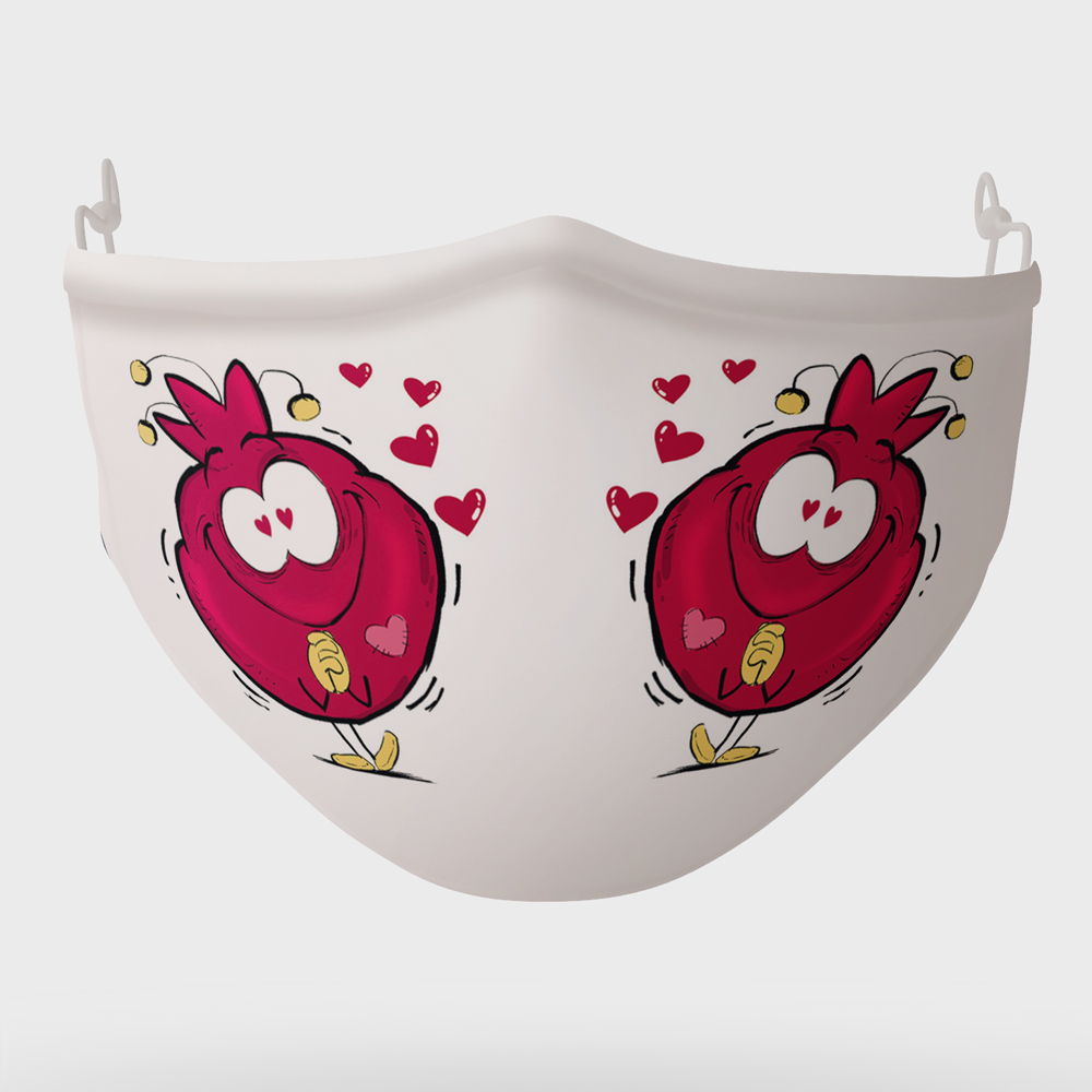 ماسک تزیینی مدل انار یلدا کد 021