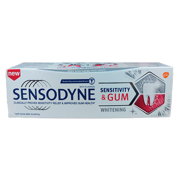 خمیر دندان سنسوداین مدل Whitening حجم 75 میلی لیتر خمیر دندان سنسوداین مدل Whitening حجم 75 میلی لیتر