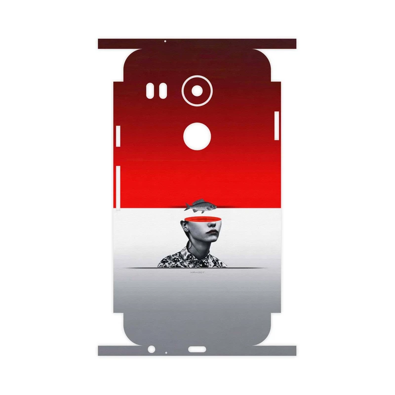 برچسب پوششی ماهوت مدل Collage of surreal Portrait of Women 1-FullSkin مناسب برای گوشی موبایل گوگل Nexus 5X