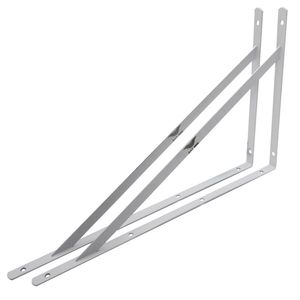 پایه نگهدارنده طبقه دیواری مدل بت کد  YPEK-500x320CM مجموعه 2 عددی