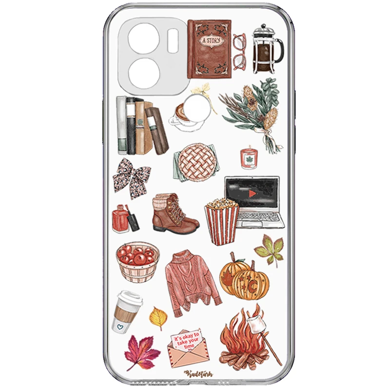 گارد مدل استیکرهای پائیزی مناسب برای گوشی موبایل شیائومی A1 Plus