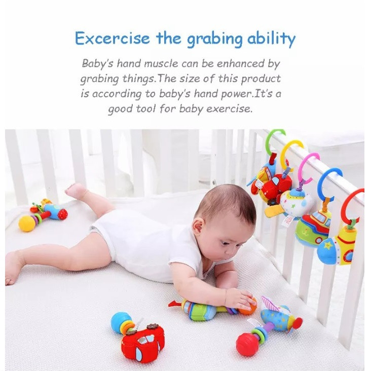 جغجغه جولی بی بی مدل WLTH22-0392 طرح هواپیما