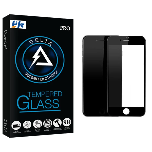 محافظ صفحه نمایش مات پی کی مدل Delta Glass مناسب برای گوشی موبایل اپل iphone 7 /8 plus
