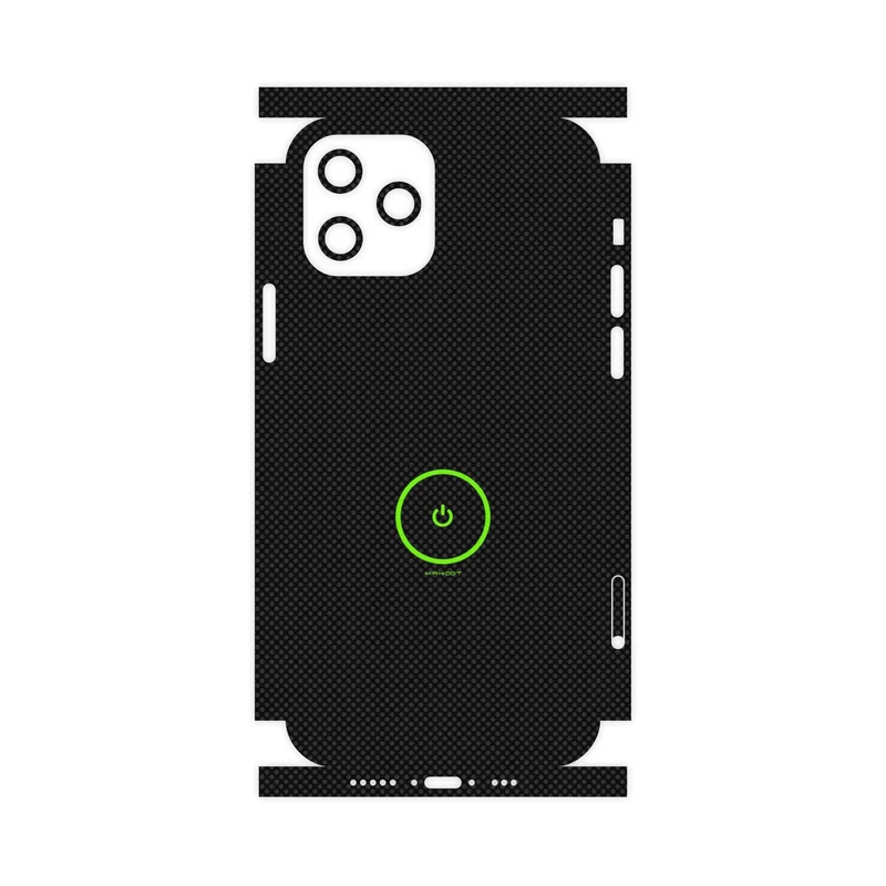 برچسب پوششی ماهوت مدل Minimal Power Button-FullSkin مناسب برای گوشی موبایل اپل iPhone 12 Pro