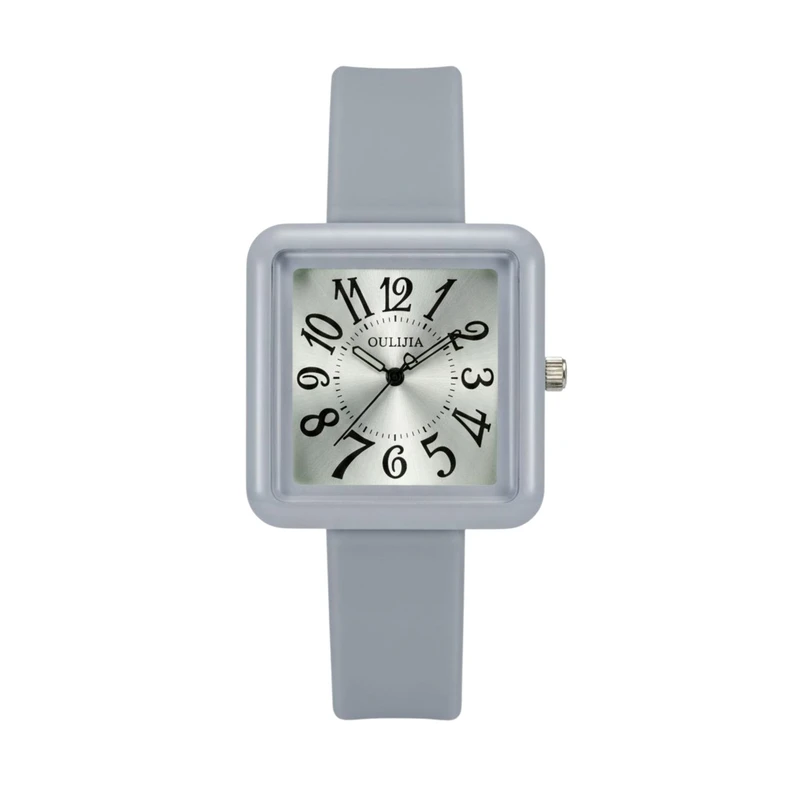 ساعت مچی عقربه‌ای کوارتز زنانه مدل بند سیلیکون کد nls-1040