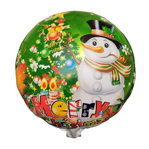 بادکنک فویلی طرح ادم برفی کریسمس