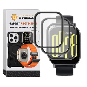 محافظ صفحه نمایش آلتیمیت شیلد مدل Pmma-UL مناسب برای ساعت هوشمند شیائومی Redmi Watch 5 Active بسته سه عددی
