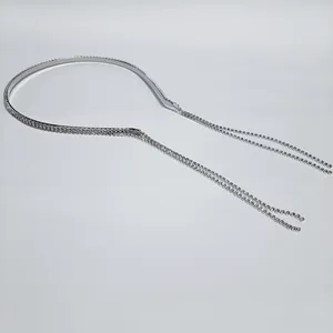 تل مو زنانه مدل نگینی آویزدار