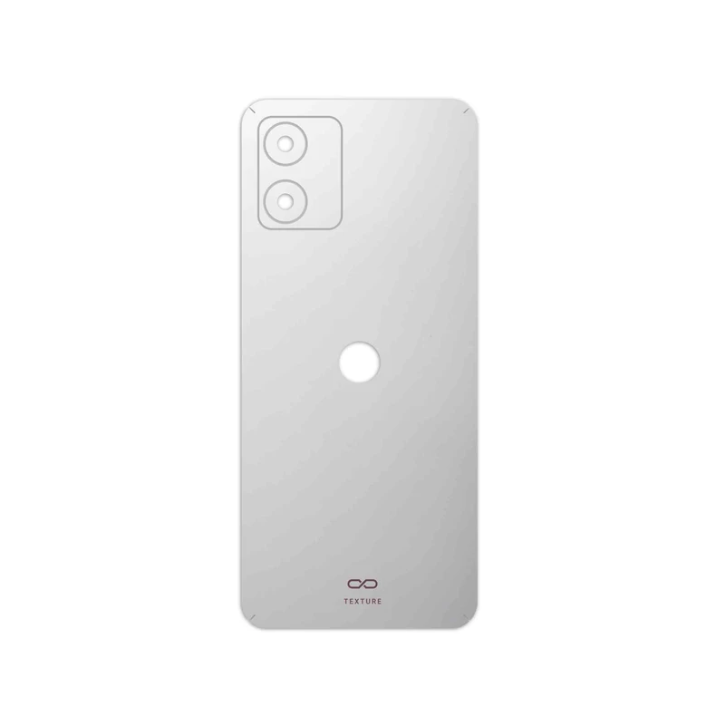 برچسب پوششی ماهوت مدل Matte-White مناسب برای گوشی موبایل موتورولا Moto E13