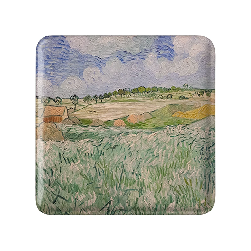 مگنت خندالو طرح ونسان ونگوگ (Van Gogh) مدل مربعی کد 36784