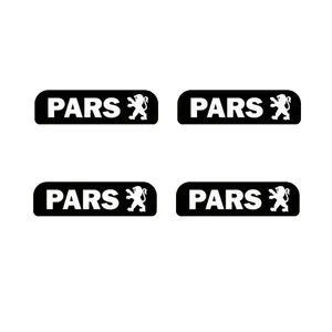 برچسب دستگیره خودرو کد LUX PGT 01 مناسب برای پژو پارس مجموعه 4 عددی