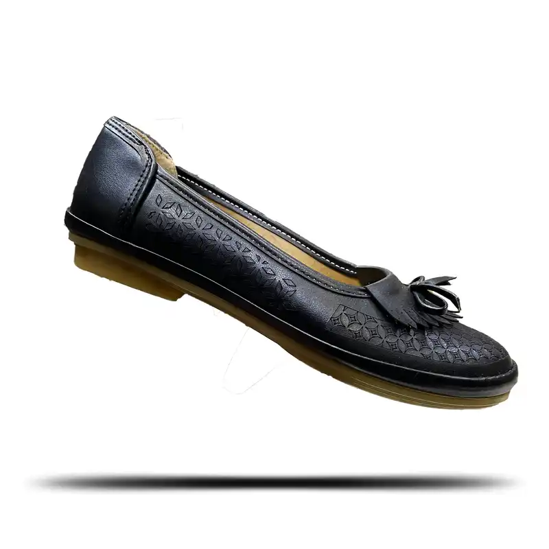 کفش زنانه مدل چرم پوش کد Bk