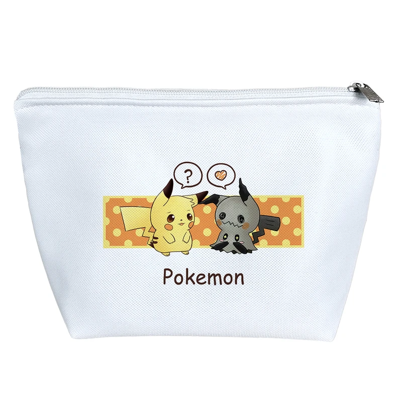 کیف لوازم آرایش دخترانه خندالو مدل میمیکیو و پیکاپو انیمه پوکمون کد 1422