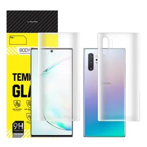 محافظ صفحه نمایش مات بادیگارد مدل HydroGel مناسب برای گوشی موبایل سامسونگ Galaxy Note 10 Plus به همراه محافظ پشت