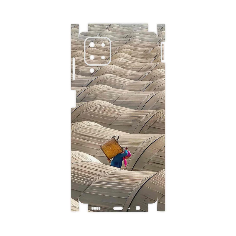 برچسب پوششی ماهوت مدل Strawberry Greenhouses-FullSkin مناسب برای گوشی موبایل سامسونگ Galaxy F12