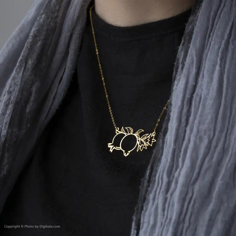 گردنبند طلا 18 عیار زنانه ماهک مدل MM0612
