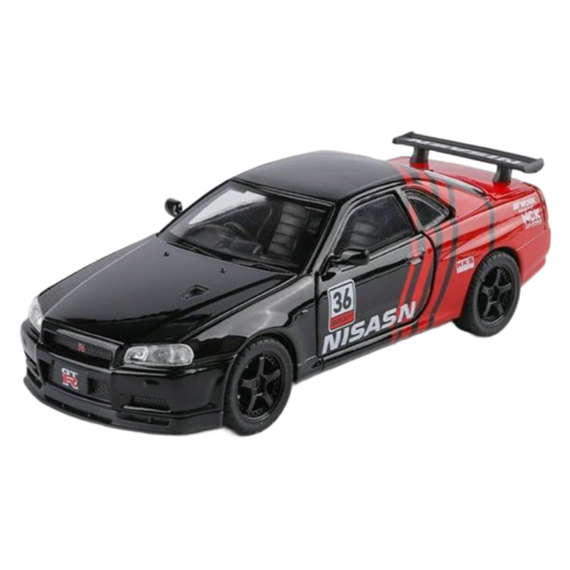 ماکت ماشین ناب سل مدل NISSAN SKYLINE GTR-R34 کد NAB001