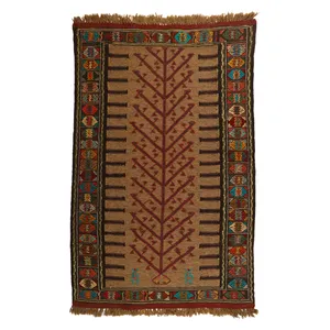 گلیم دستبافت دومتری کد 140473