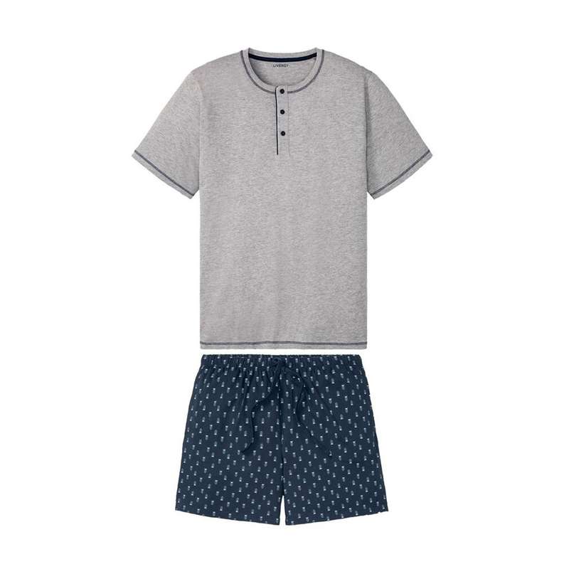 ست تی شرت و شلوارک مردانه لیورجی مدل 024Rt