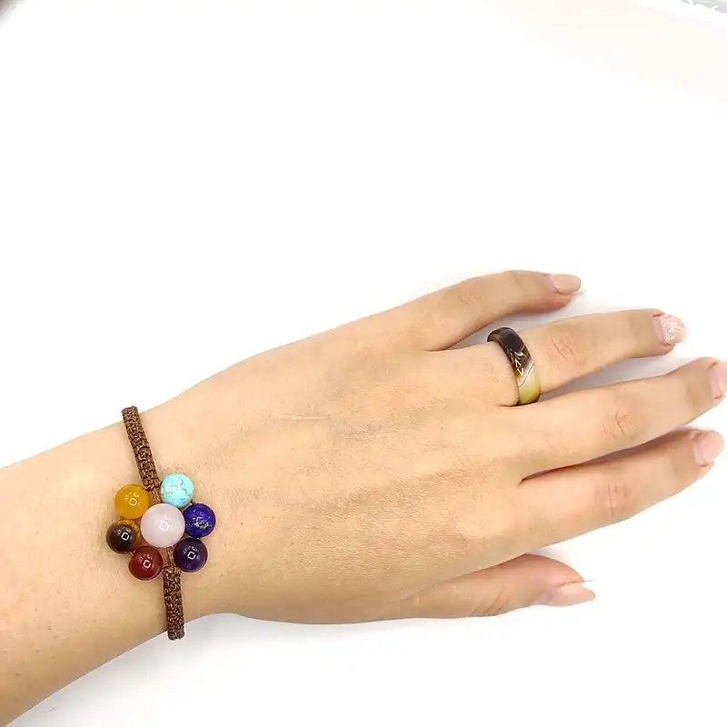 دستبند زنانه مدل هفت چاکرا