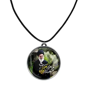 گردنبند خندالو مدل تصویر رهبر کد 25872591