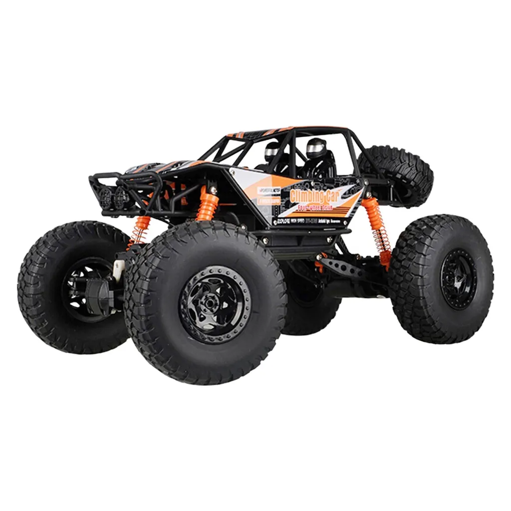 ماشین کنترلی آفرود مدل Climbing Car با ریموت بی‌سیم، مقیاس 1:10 و منبع انرژی باتری قلمی