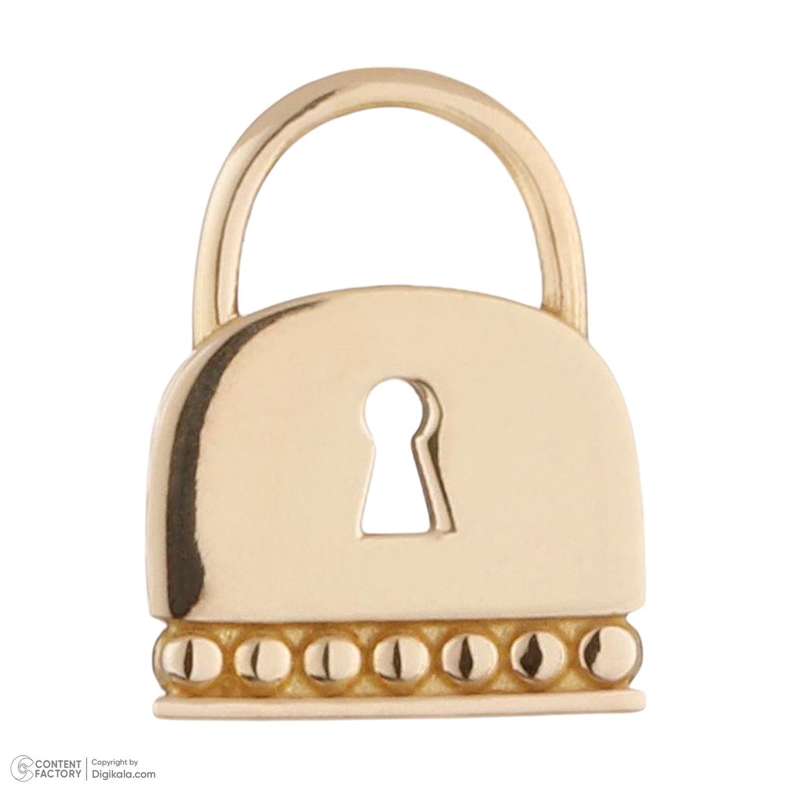 آویز گردنبند طلا 18 عیار زنانه مایا ماهک مدل MM1878 طرح قفل -  - 2