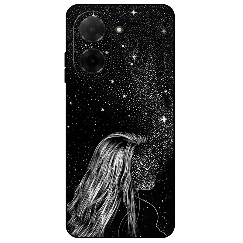 کاور مگافون طرح دخترانه مدل 8264 مناسب برای گوشی موبایل شیائومی Redmi A5 4G