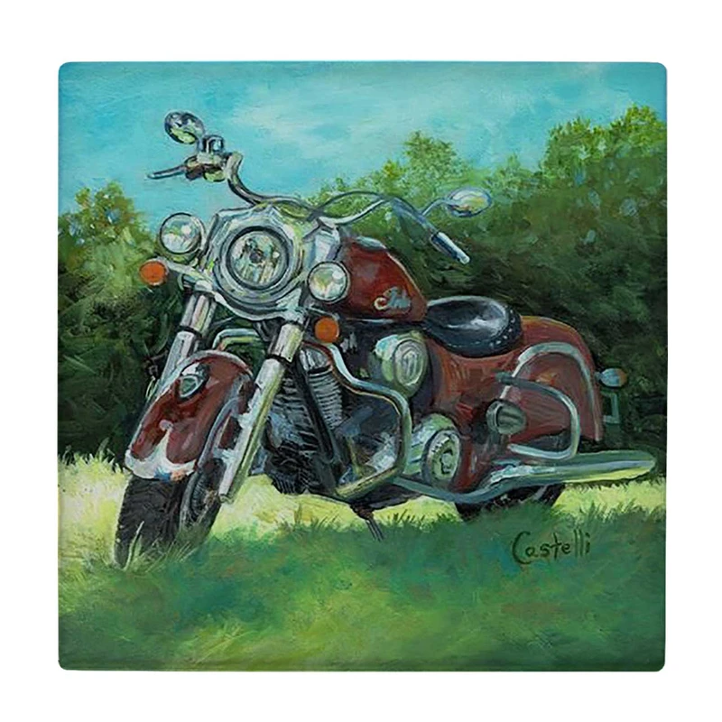  زیر لیوانی  طرح نقاشی موتور کد    6223059_5727