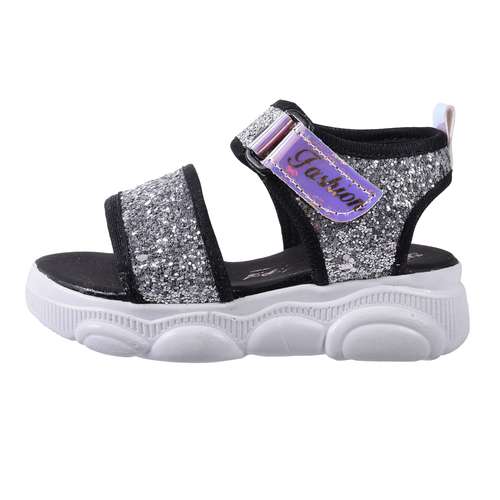 صندل دخترانه پاپا مدل سنگی کد SLV.3305