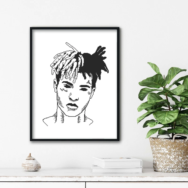 تابلو آتریسا طرح تنتاسیون xxxtentasion مدل ATt090