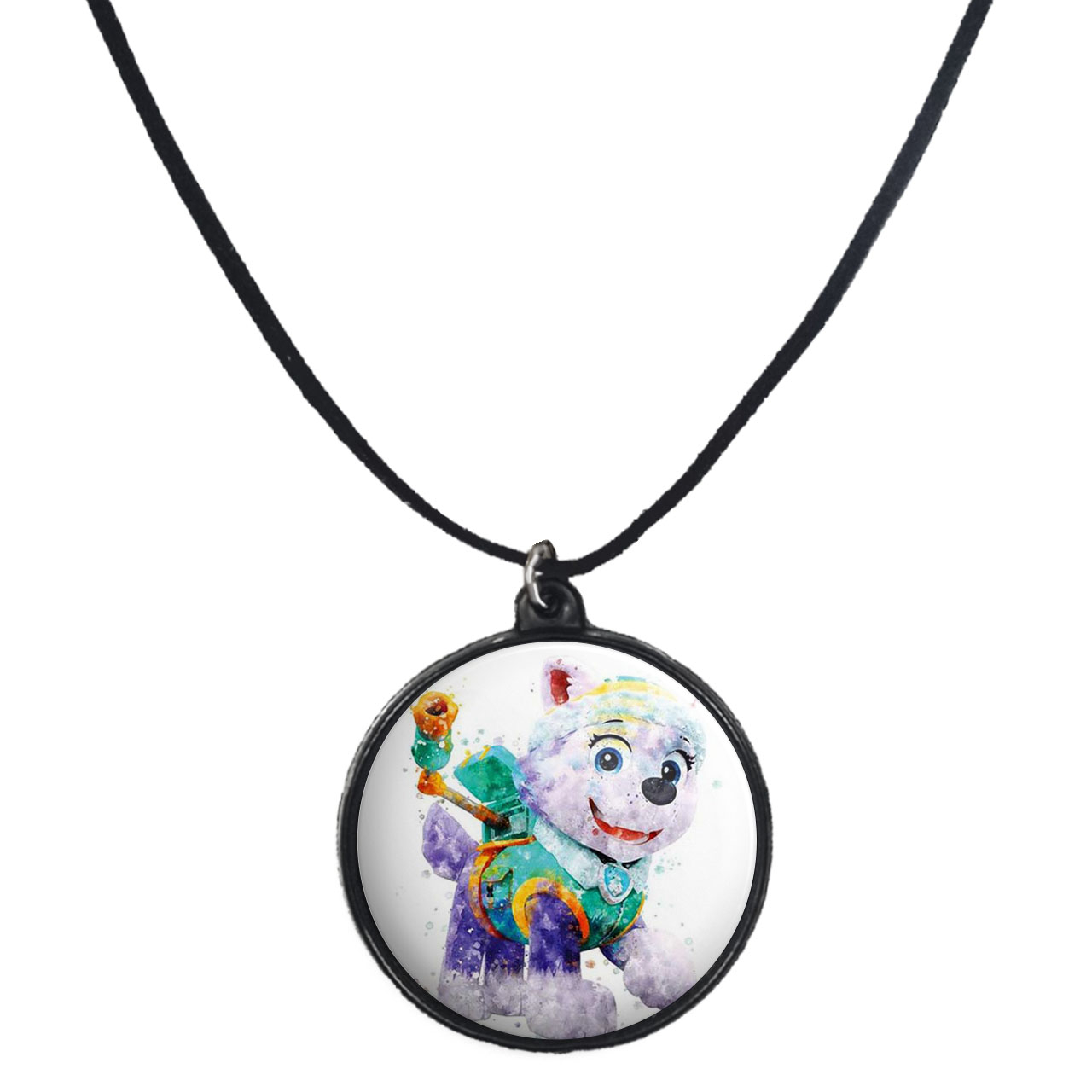 گردنبند پرمانه طرح سگ های نگهبان کد pmb.1939 مدل دو طرفه