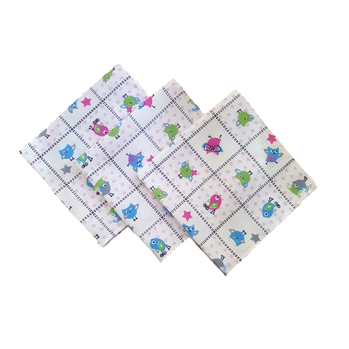 دستمال آشپزخانه طرح ماتریس کد JX93 مجموعه 3 عددی