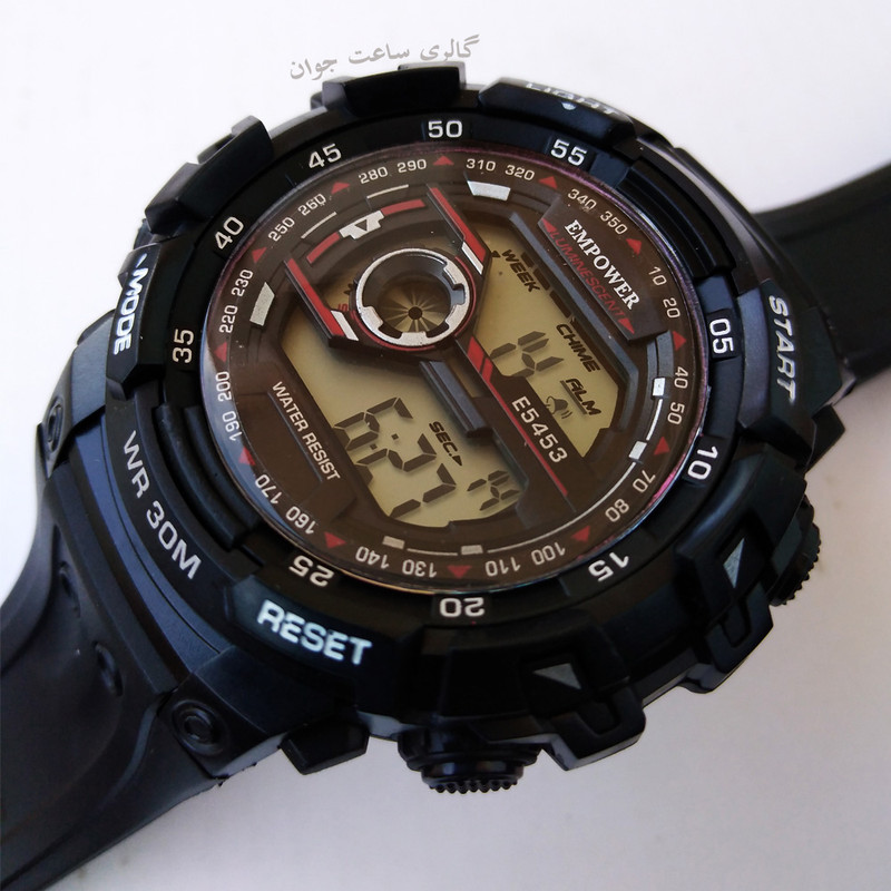 ساعت مچی دیجیتال پسرانه مدل چراغدار کرنومتردار ضدآب کد 10 ساعت مچی دیجیتال پسرانه مدل چراغدار کرنومتردار ضدآب کد 10
