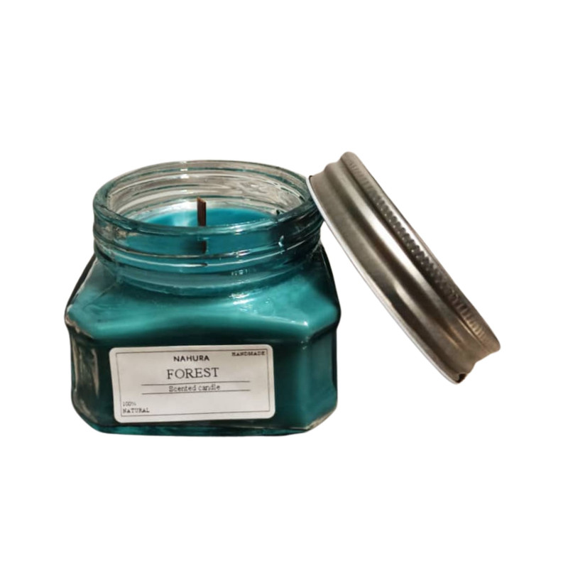 شمع لیوانی معطر مدل C004 با رایحه جنگل زمان اتمام 15 ساعت