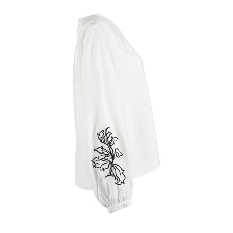 بلوز آستین بلند زنانه سرژه مدل 204630 رنگ سفید