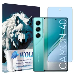 Wolf Hydrogel model matte anti blue screen protector suitable for Tecno Camon 40 mobile phone