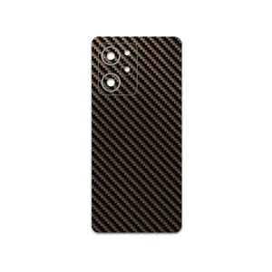 MAHOOT Glossy-Brown-Fiber Cover Sticker for Xiaomi Poco X5 Pro