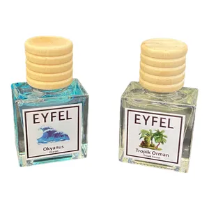 خوشبوکننده خودرو ایفل مدل اقیانوس و جنگل استواییکد Ocean-Tropic Forest حجم 10میلی‌لیتر بسته 2 عددی